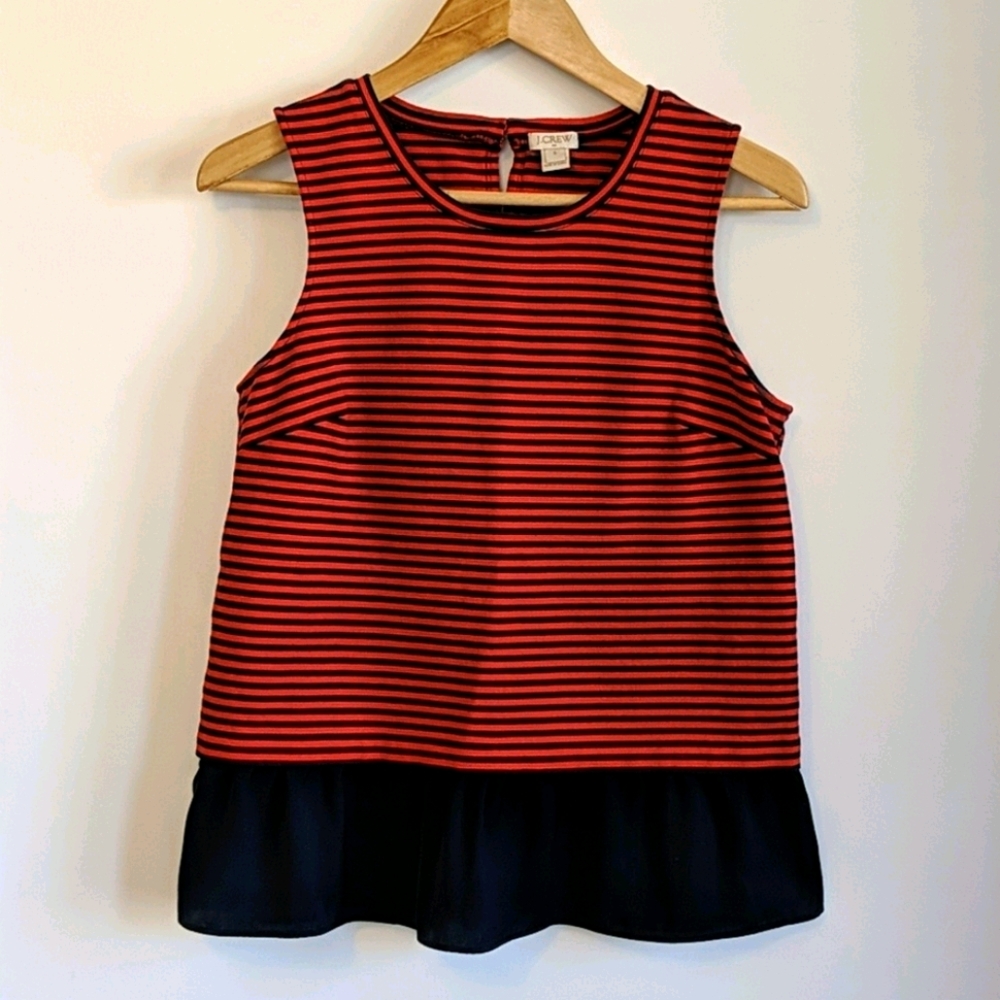 JCrew Striped Tank